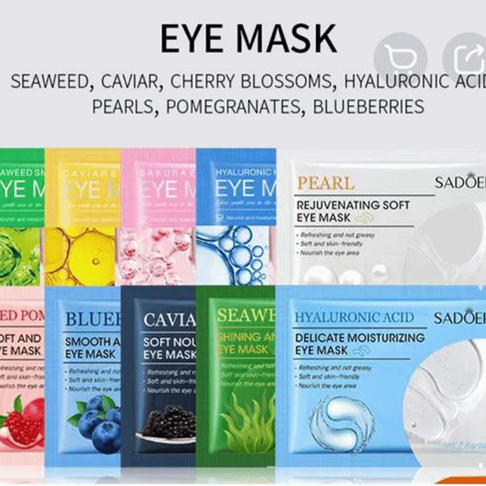 SADOER 10 pieces varieties of eye mask
