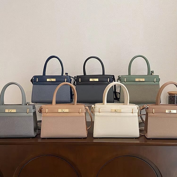 NIMAI Fashion Classic Tote Bag Solid Color Crossbody