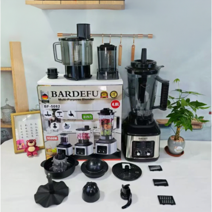 8 in1 Bardefu Blender Multipurpose Blender - Heavy Duty Commercial Blender 4L