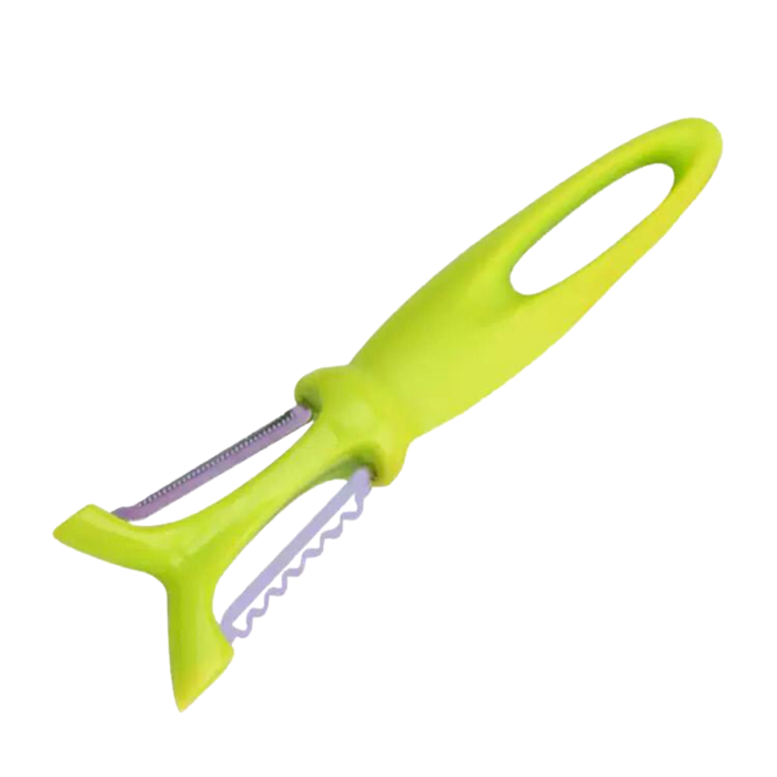 Multipurpose peeler with dual sides
